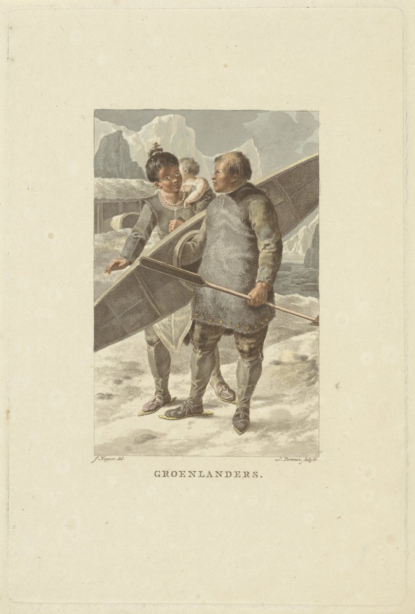 Habitantes de Groenlandia
Groenlandeses (título en el objeto) de Ludwig Gottlieb Portman
