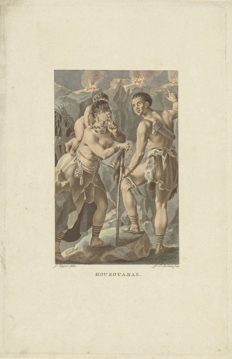 Gente de Sudáfrica (Houzouana)
Houzouanas (título en el objeto) de Ludwig Gottlieb Portman
