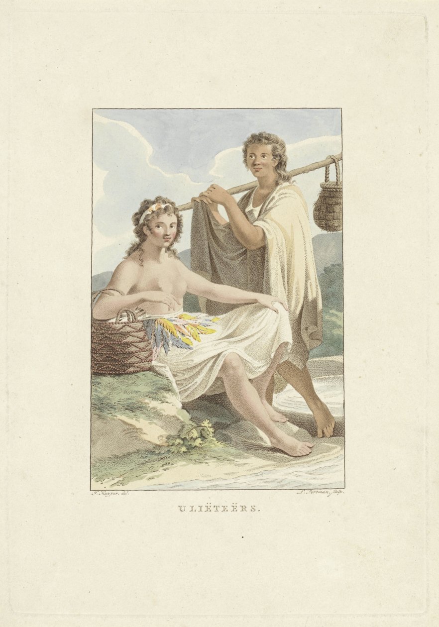 Habitantes de la isla de Ulietea (Raiatea)
Ulieteans (título en el objeto) de Ludwig Gottlieb Portman
