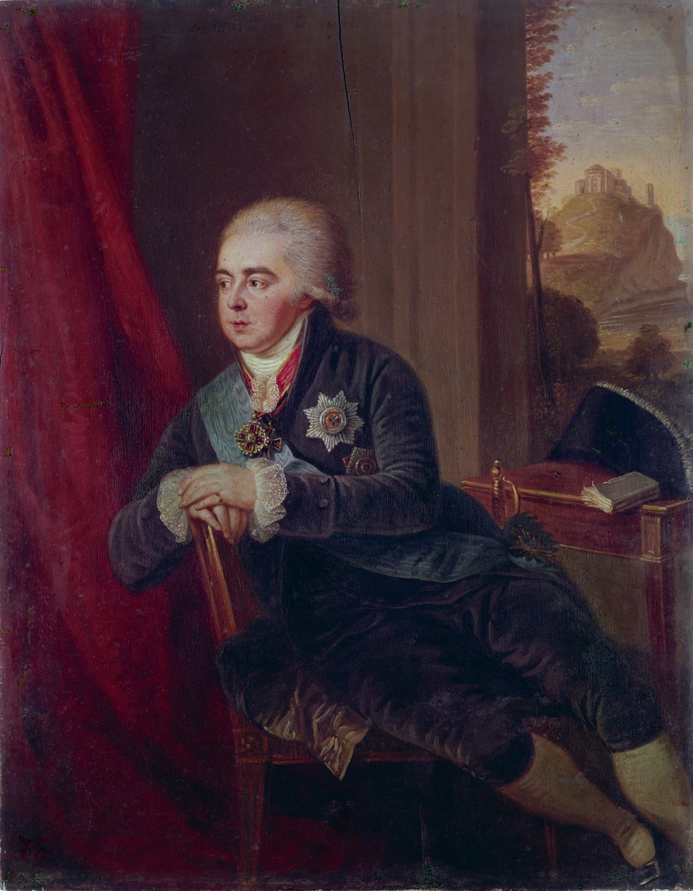 Retrato del vicecanciller Príncipe Alexander Kurakin 1752-1818, 1801 de Ludwig Guttenbrunn