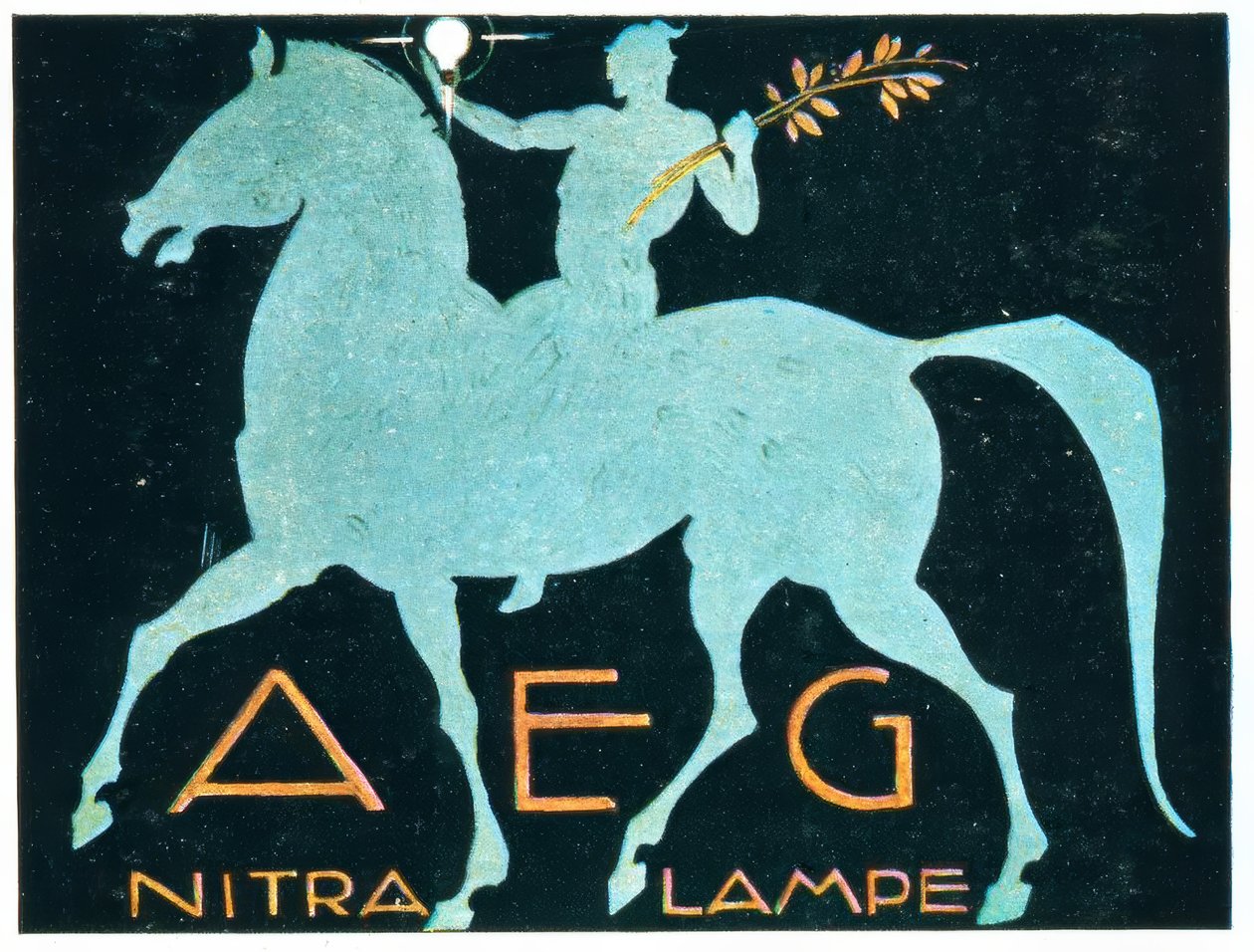 AEG / Lámpara NITRA de Ludwig Hohlwein