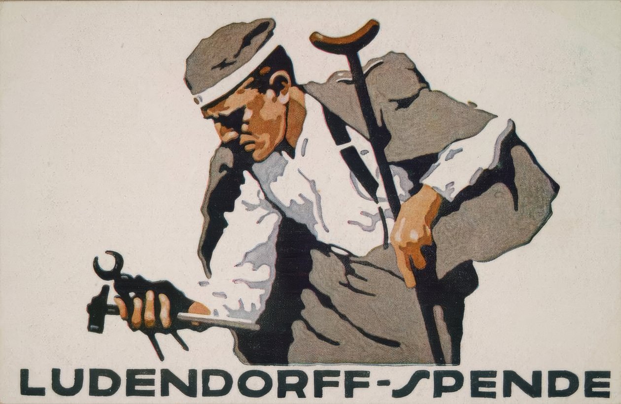 Donación de Ludendorff para los heridos de guerra de Ludwig Hohlwein