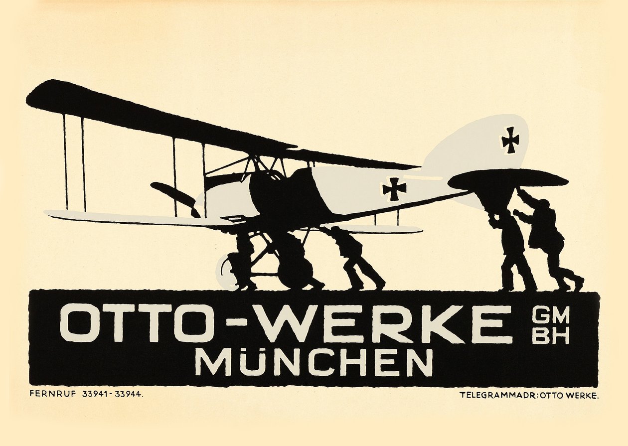 Otto-Werke, Múnich, c. 1915 de Ludwig Hohlwein