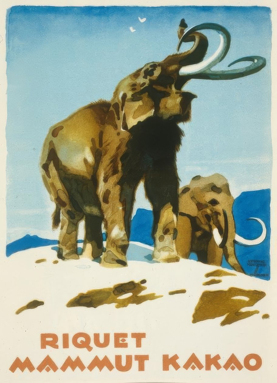 Riquet cacao Mammut de Ludwig Hohlwein