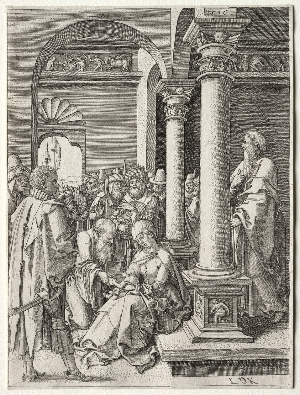 La Adoración de los Reyes de Ludwig Krug