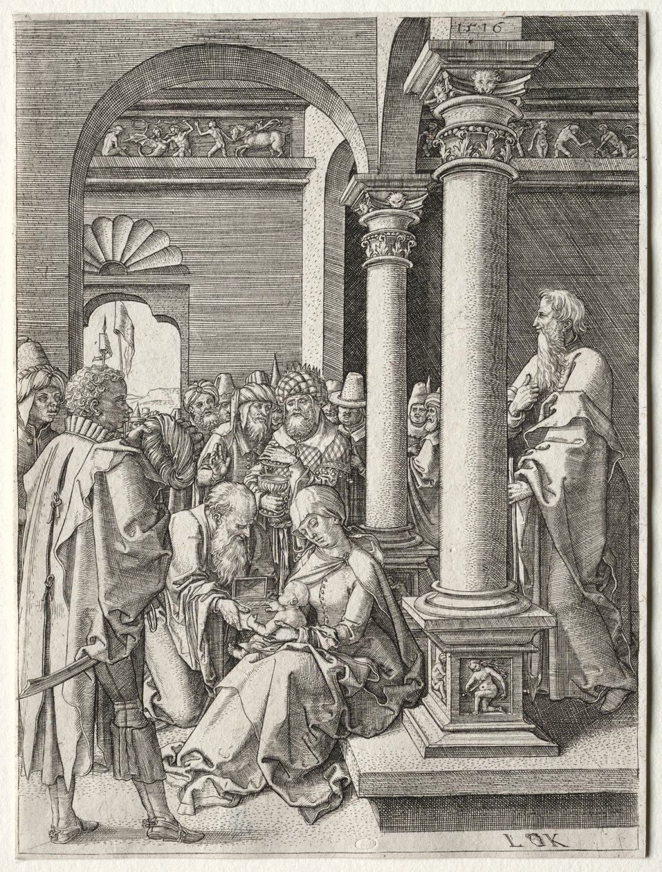 La adoración de los Reyes de Ludwig Krug