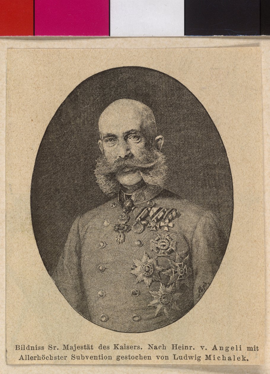 Emperador de Austria Francisco José I de Ludwig Michalek