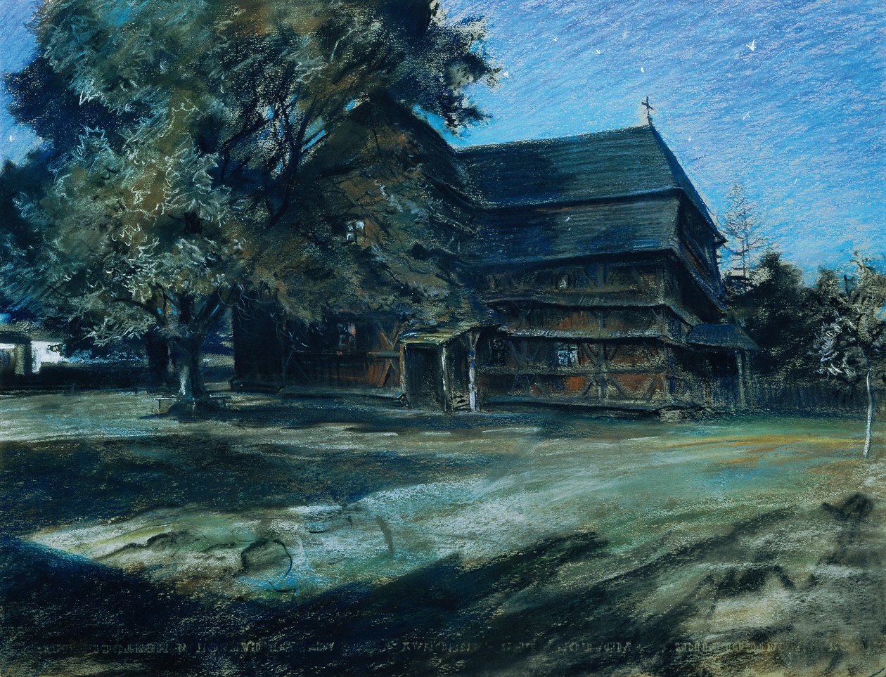 iglesia de madera de Ludwig Michalek