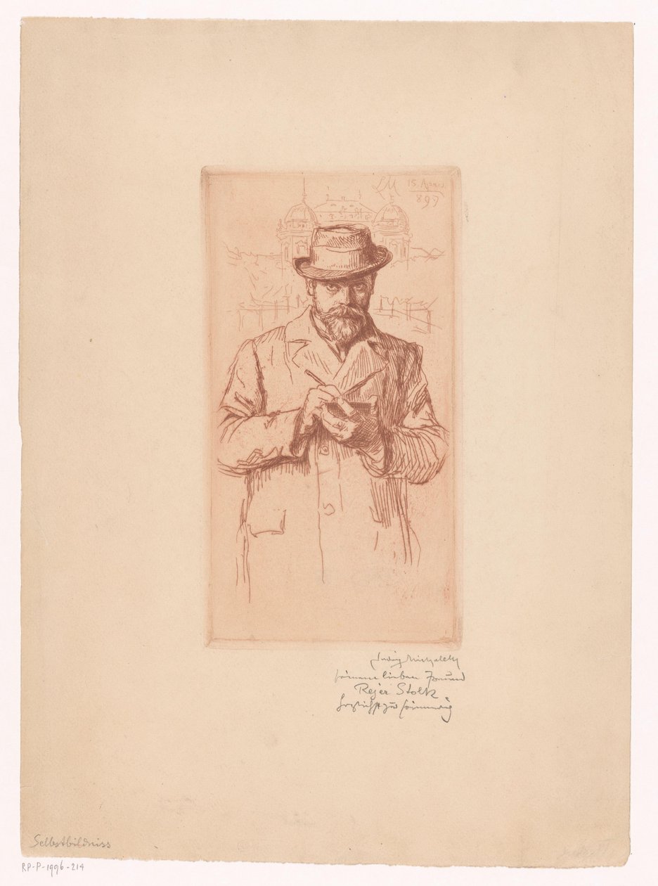 Autorretrato de Ludwig Michaleck de Ludwig Michalek