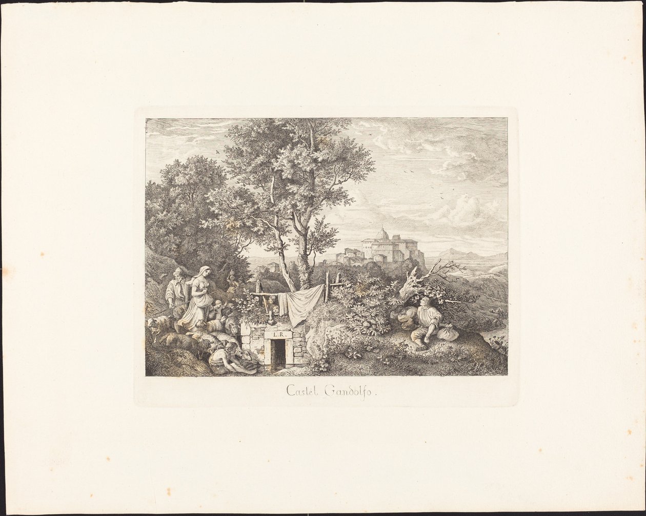 Castel Gandolfo de Ludwig Richter