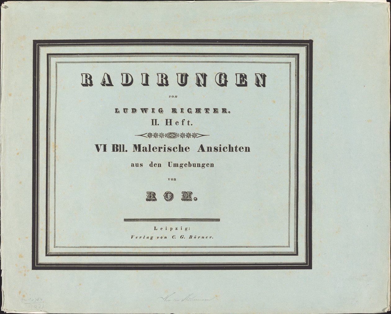Vistas pintorescas de los alrededores de Roma de Ludwig Richter