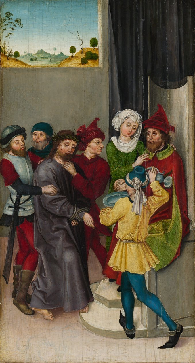 Cristo ante Pilato, La Resurrección de Ludwig Schongauer