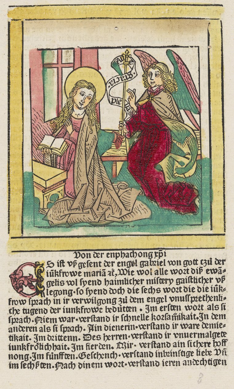Gaistliche usslegong des lebes Jhesu Cristi de Ludwig Schongauer, German 15th Century, Ludolph of Saxony