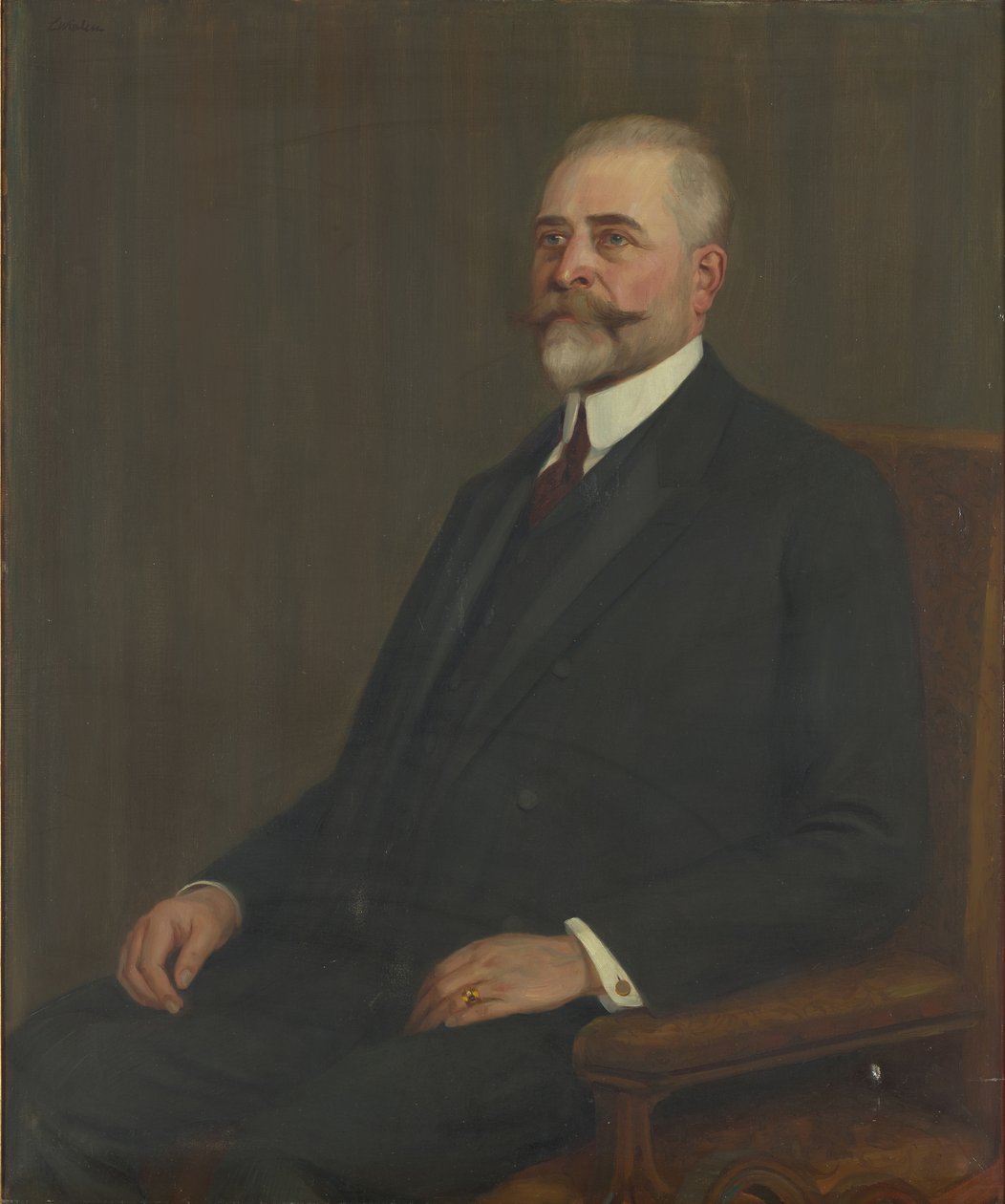 Su Excelencia Moritz Graf Vetter von der Lilie, 1901-1907 Presidente de la Cámara de Representantes de Ludwig Wieden