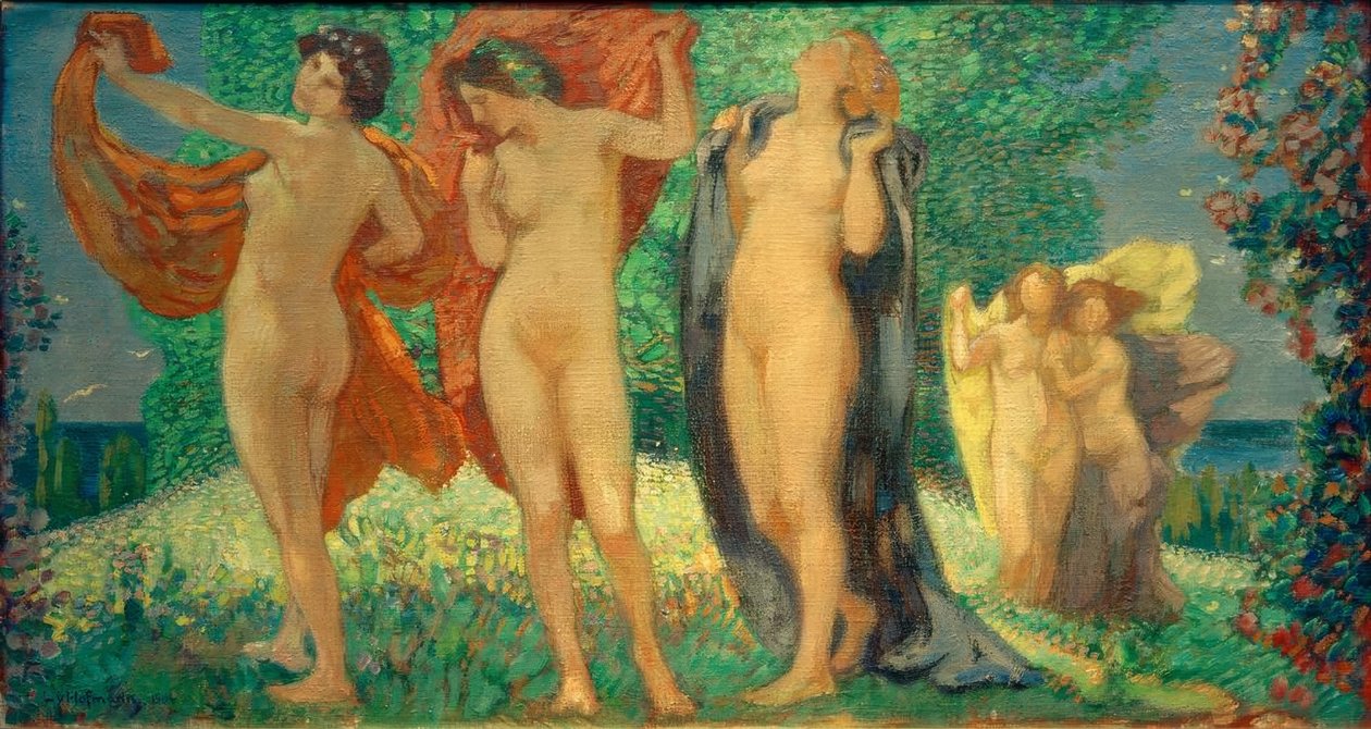 El juicio de Paris de Ludwig von Hofmann