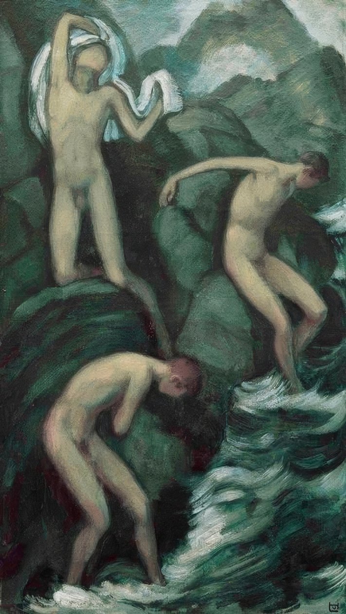 Arroyo de montaña de Ludwig von Hofmann