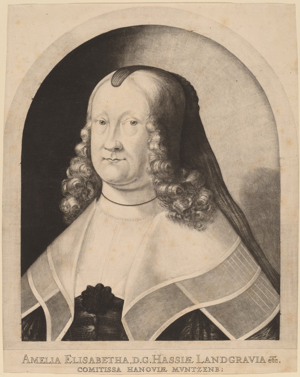Amelia Elizabeth, condesa de Hesse de Ludwig von Siegen
