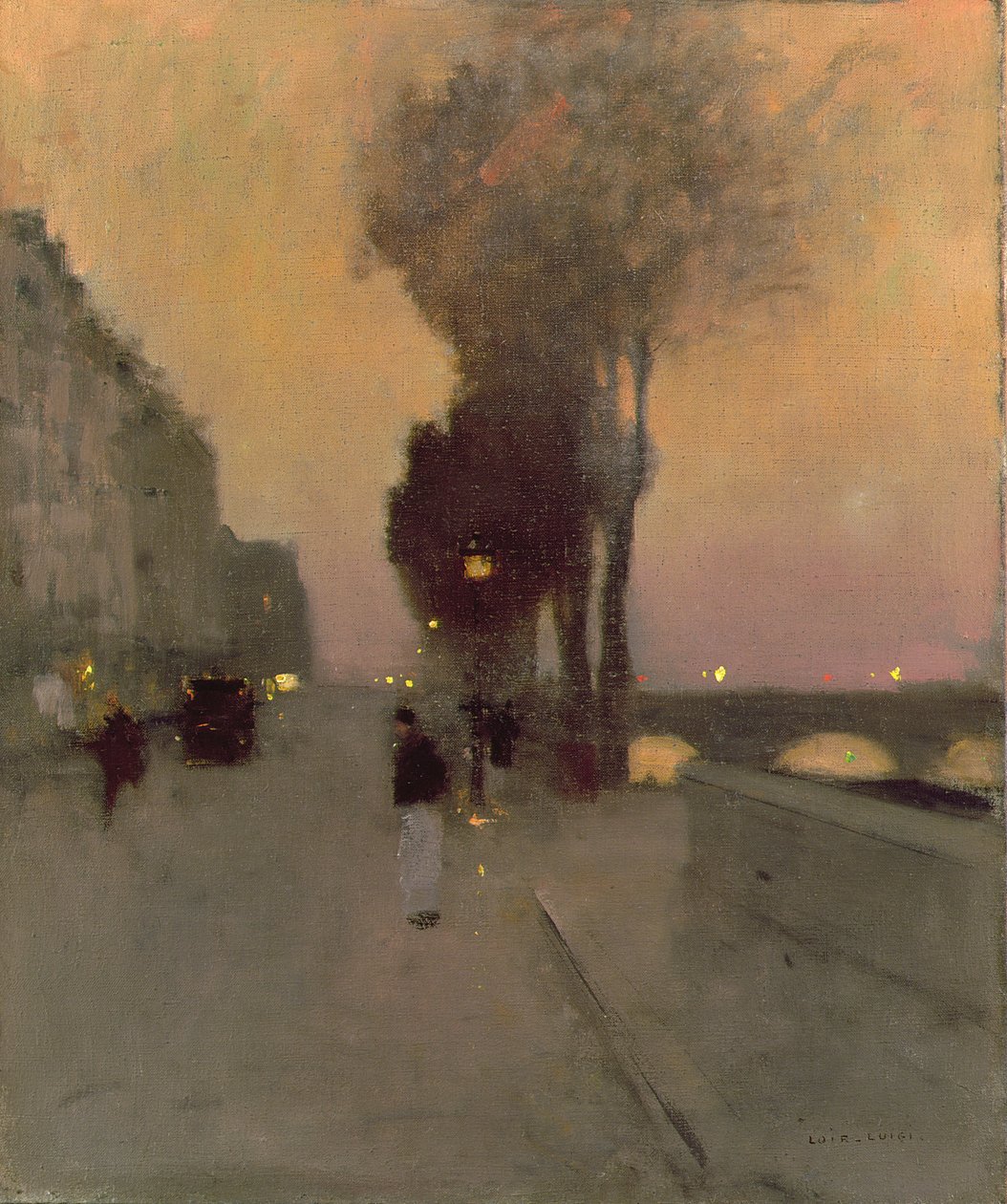Quai Bourbon, París de Luigi Loir