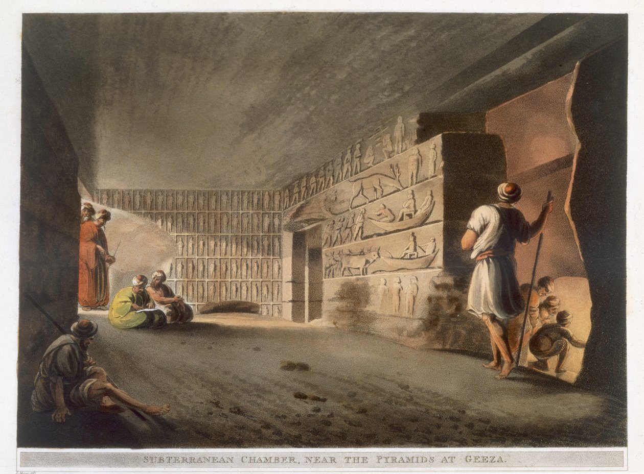 Cámara subterránea cerca de las Pirámides de Giza, lámina 9 de 