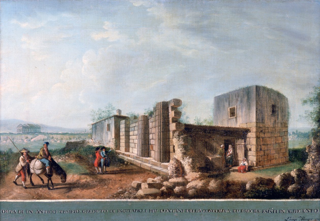 Templo de Esculapio de Luigi Mayer