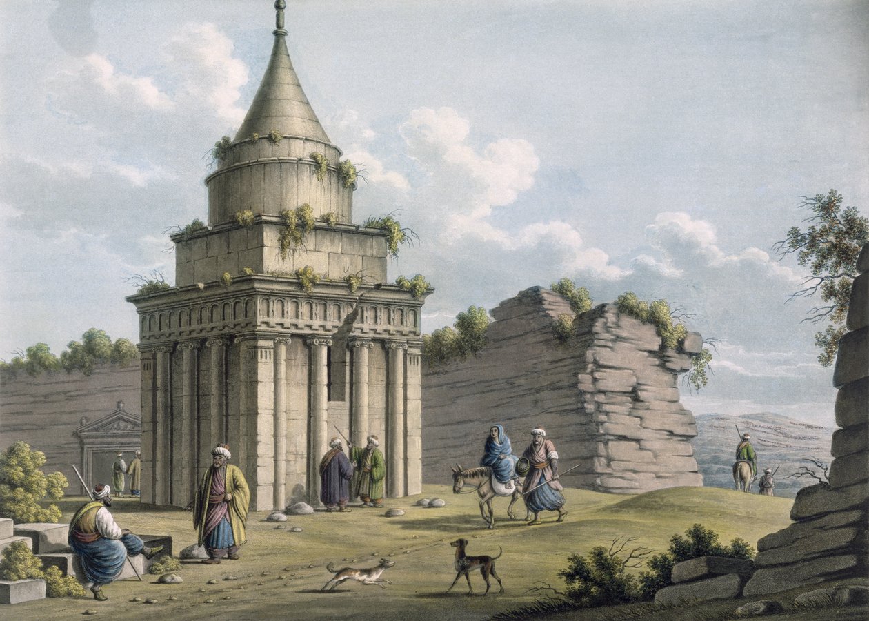 La tumba de Absalón, Jerusalén, publicado por William Watts, 1805 de Luigi Mayer