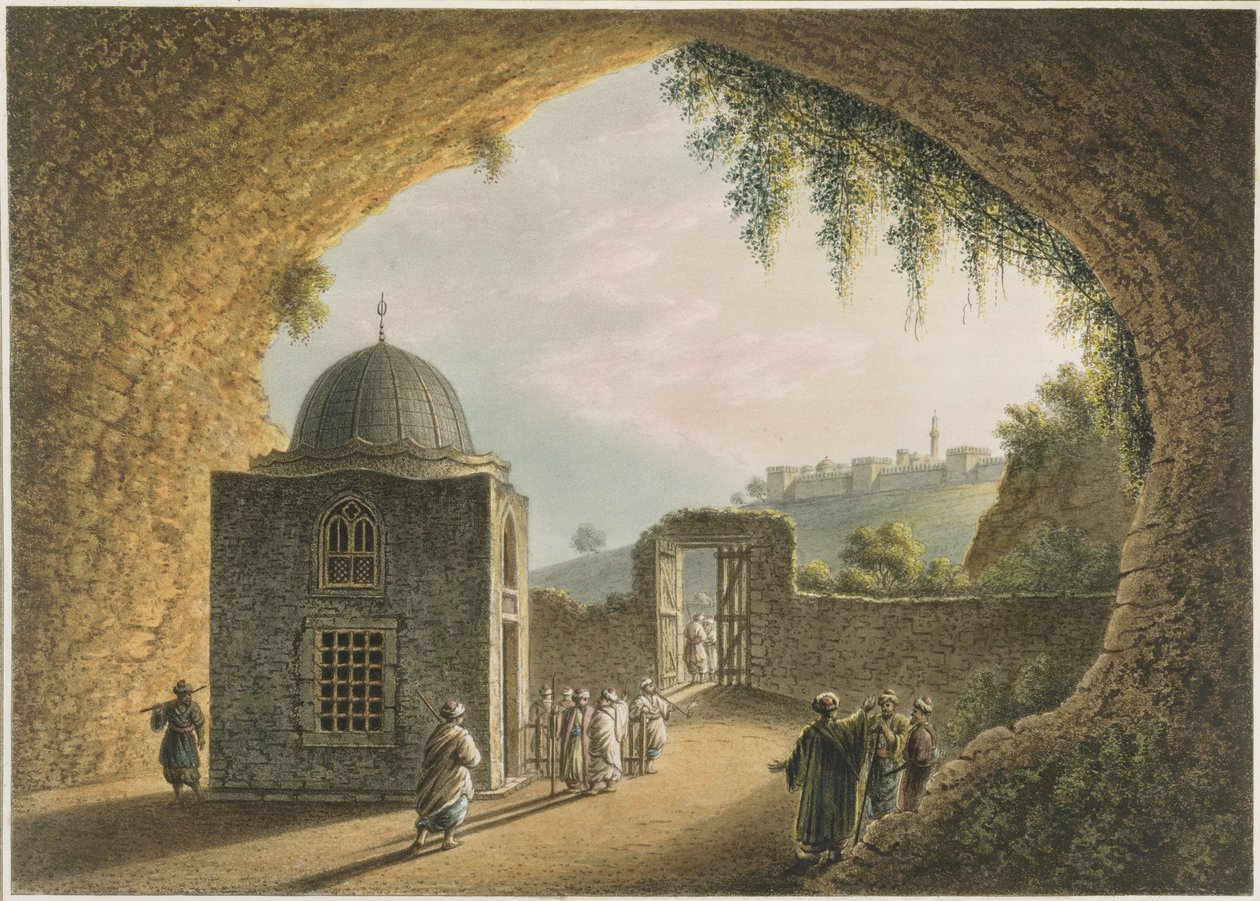 La tumba de Jeremías, publicado por William Watts de Luigi Mayer