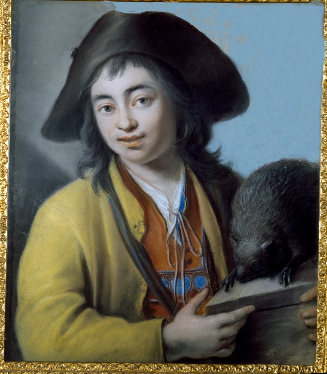 Niño campesino con una marmota, 1732 de Luigi Pitti