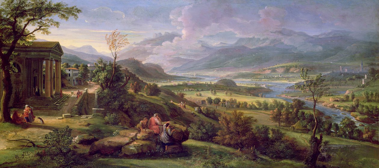Valle del Tíber de Luigi Vanvitelli