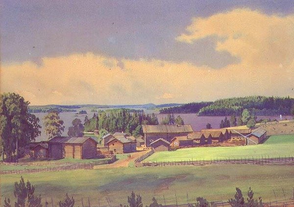Paisaje del norte de Luigi Premazzi