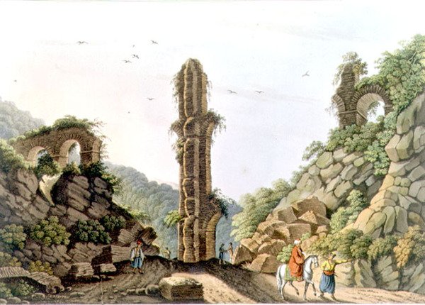 Un antiguo acueducto en Samos, lámina 61 de 