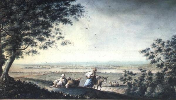 Vista de Constantinopla de Luigi (after) Mayer
