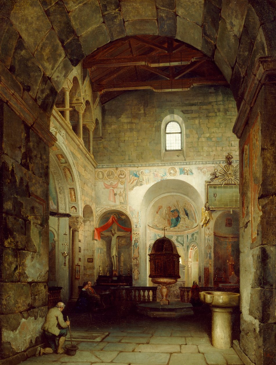 El antiguo Baptisterio de Gravedona de Luigi Bisi