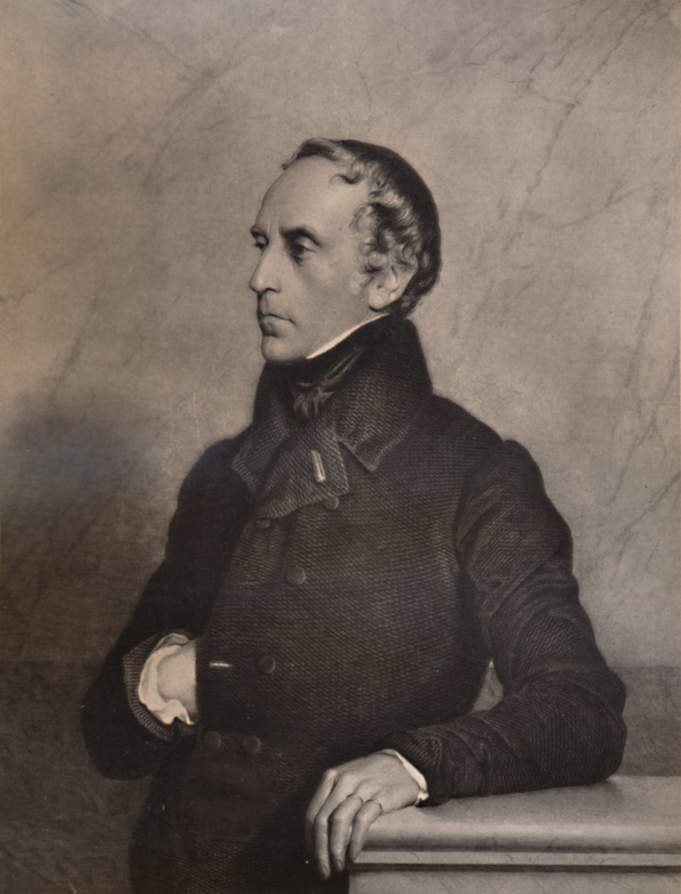 François Pierre Guillaume Guizot, político e historiador francés, siglo XIX 1894 de Luigi Calamatta