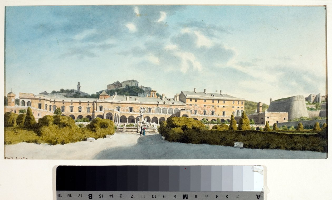 El palacio Doria en Fassolo, Italia de Luigi Garibbo