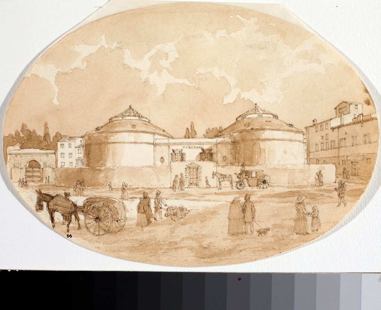 Vista de la plaza Porta al Prato en Florencia de Luigi Garibbo