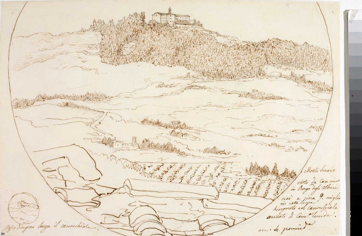 Vista del monte Senario cerca de Florencia de Luigi Garibbo