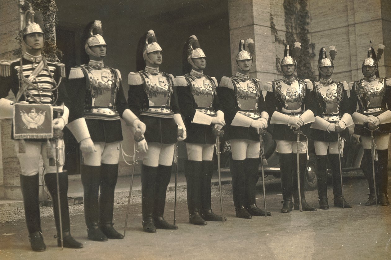 Grupo de coraceros (Troopers heavy) de Luigi Leoni