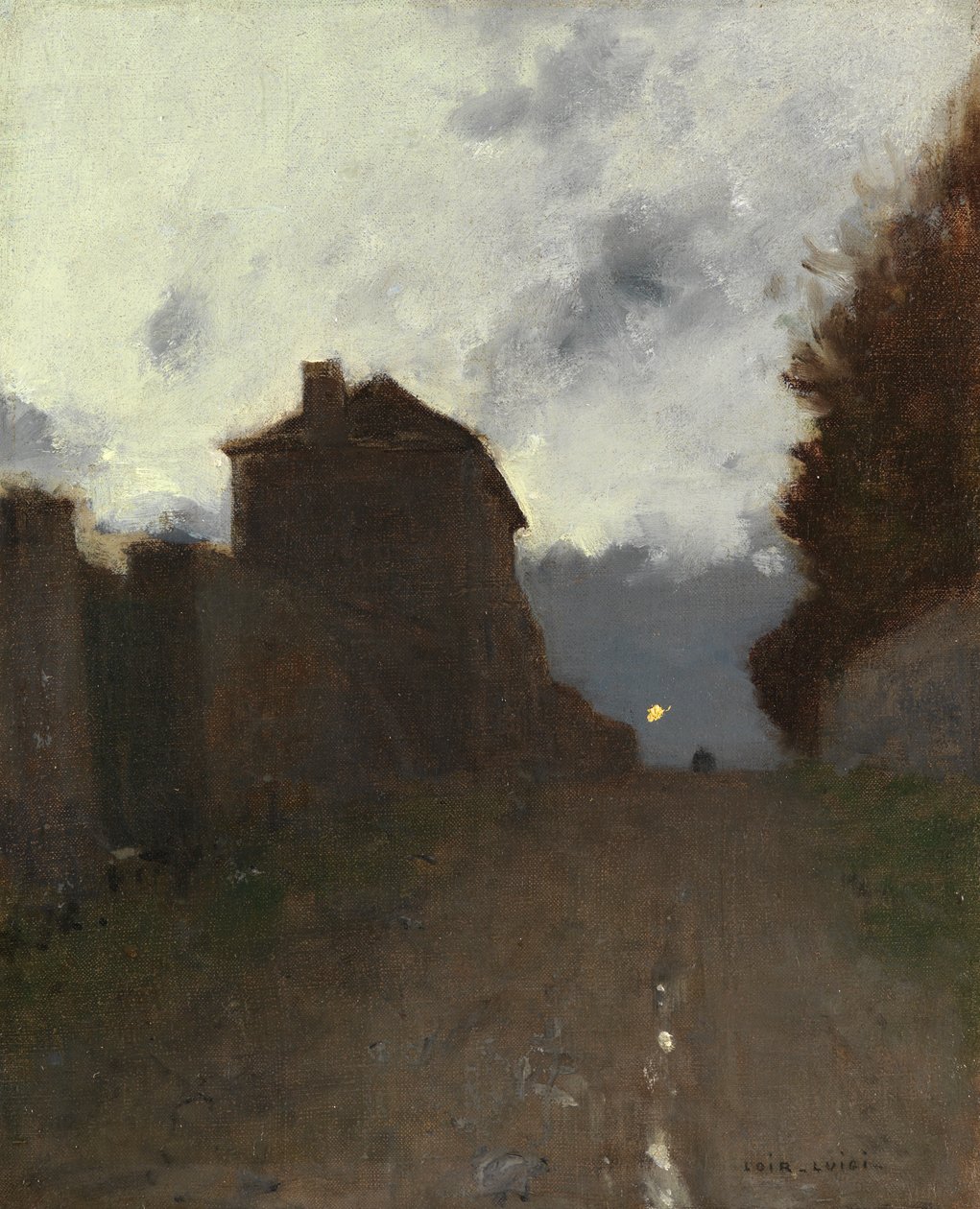 Montmartre al Atardecer de Luigi Loir