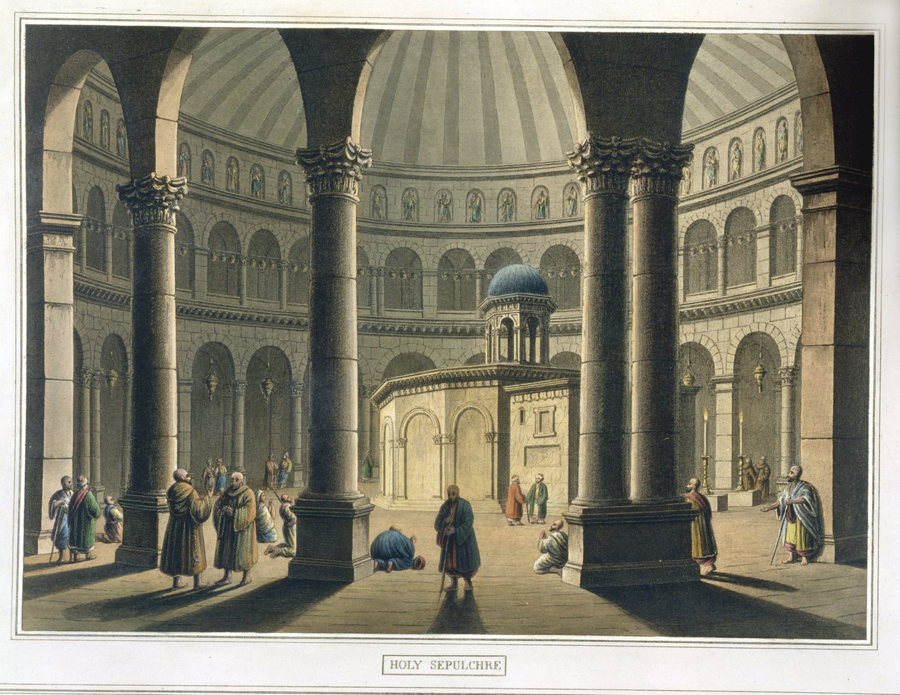 El Santo Sepulcro, pub. por William Watts, 1806 de Luigi Mayer