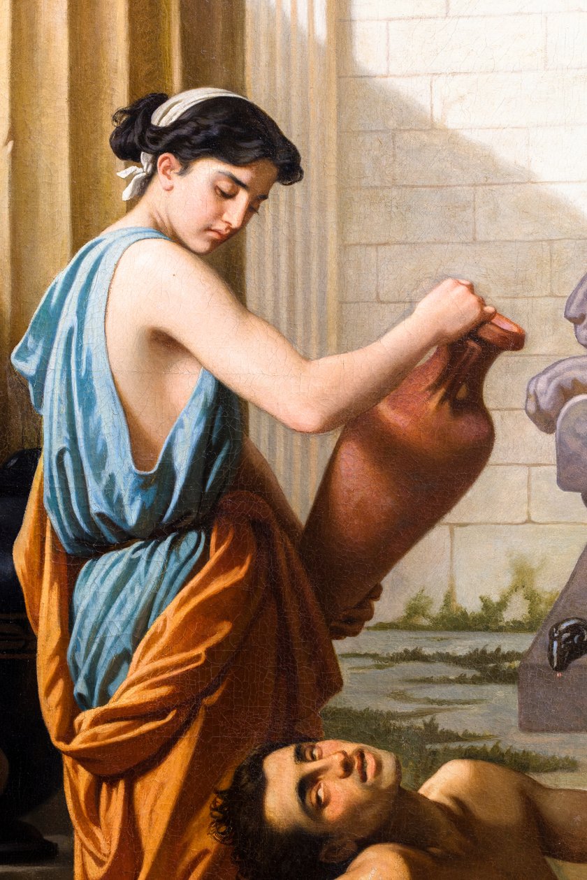 Educación en Esparta de Luigi Mussini