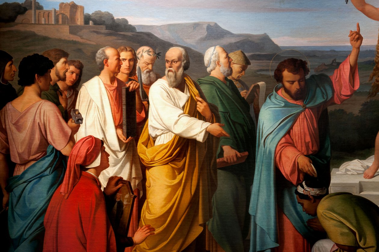 El triunfo de la Verdad (detalle) 1847 de Luigi Mussini