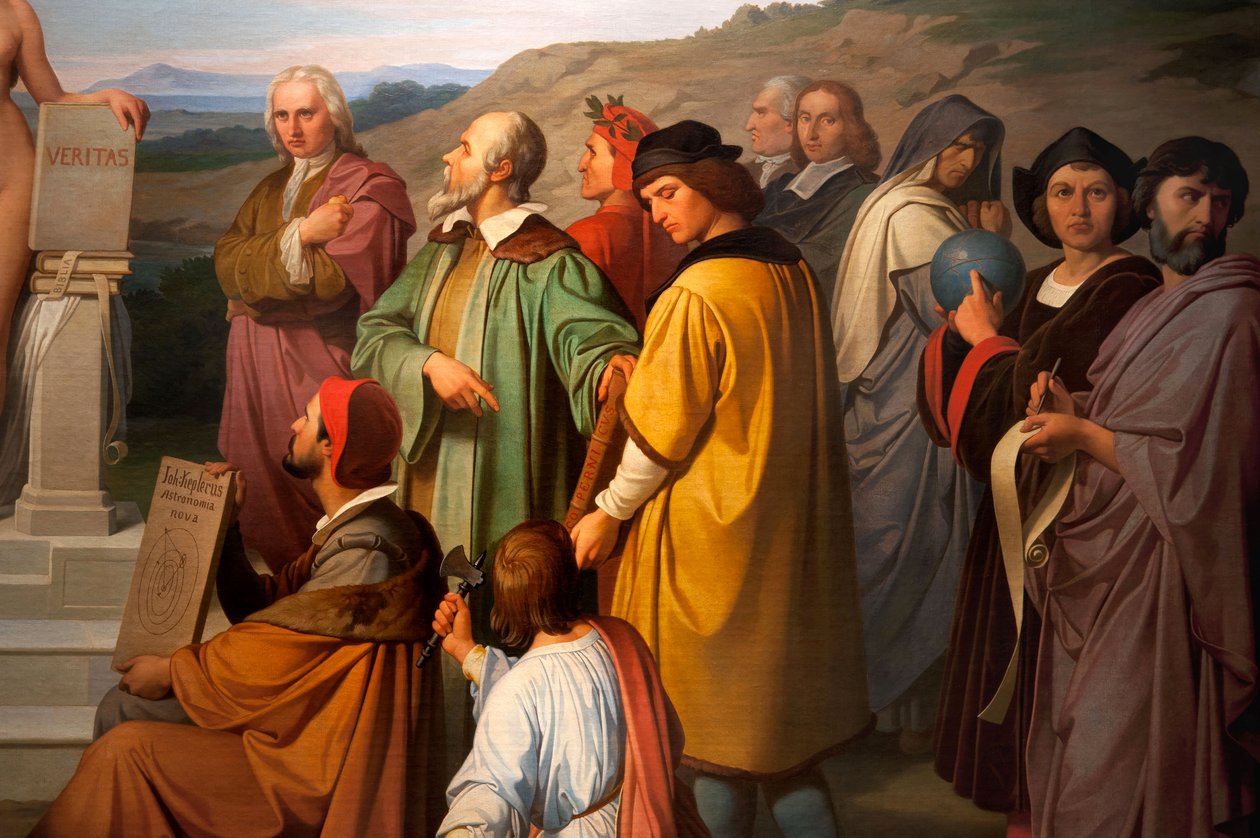 El triunfo de la Verdad (detalle) de Luigi Mussini