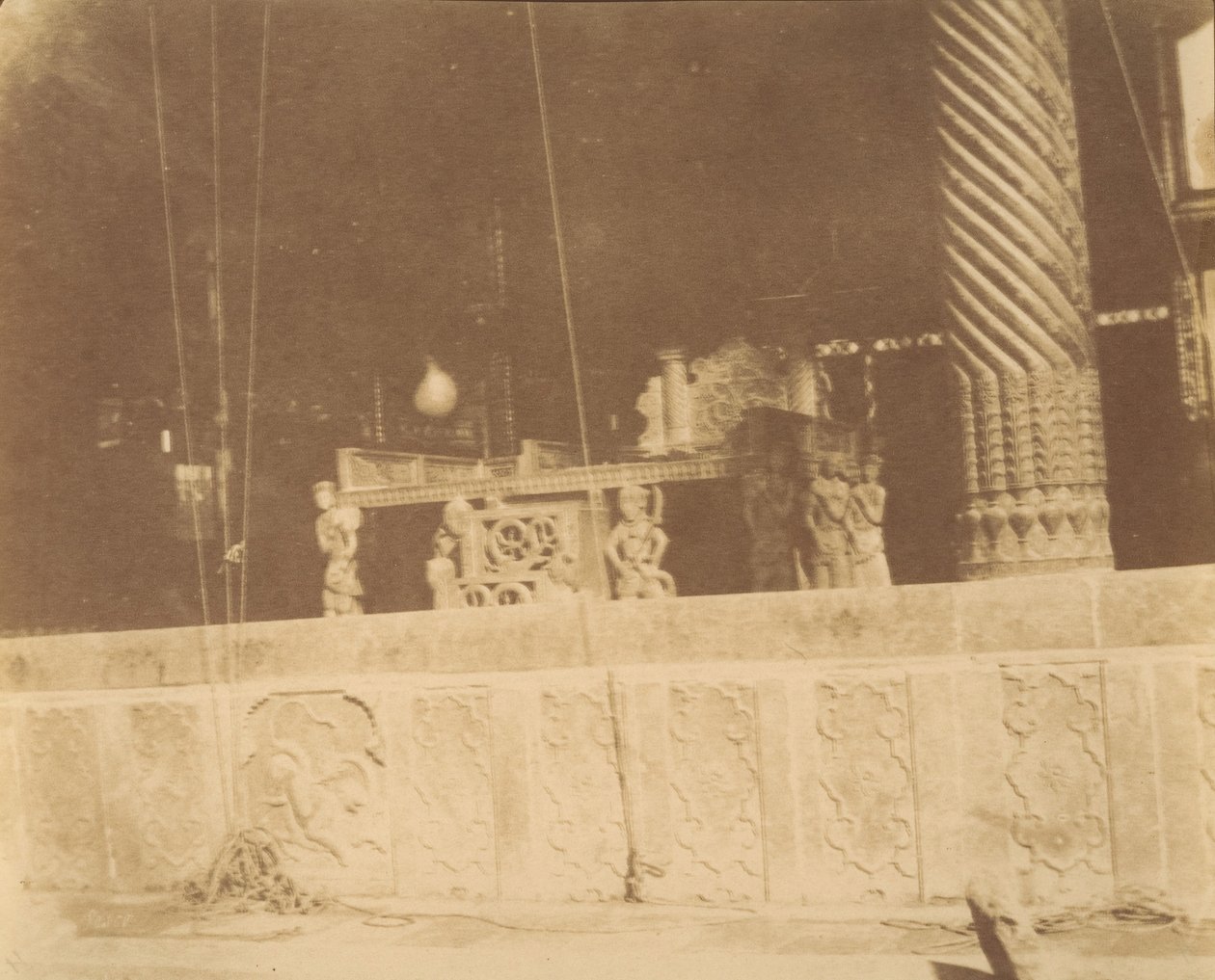 [Palacio Golestan, Teherán, Irán] Takht-i Marmor, 1840s-60s de Luigi Pesce