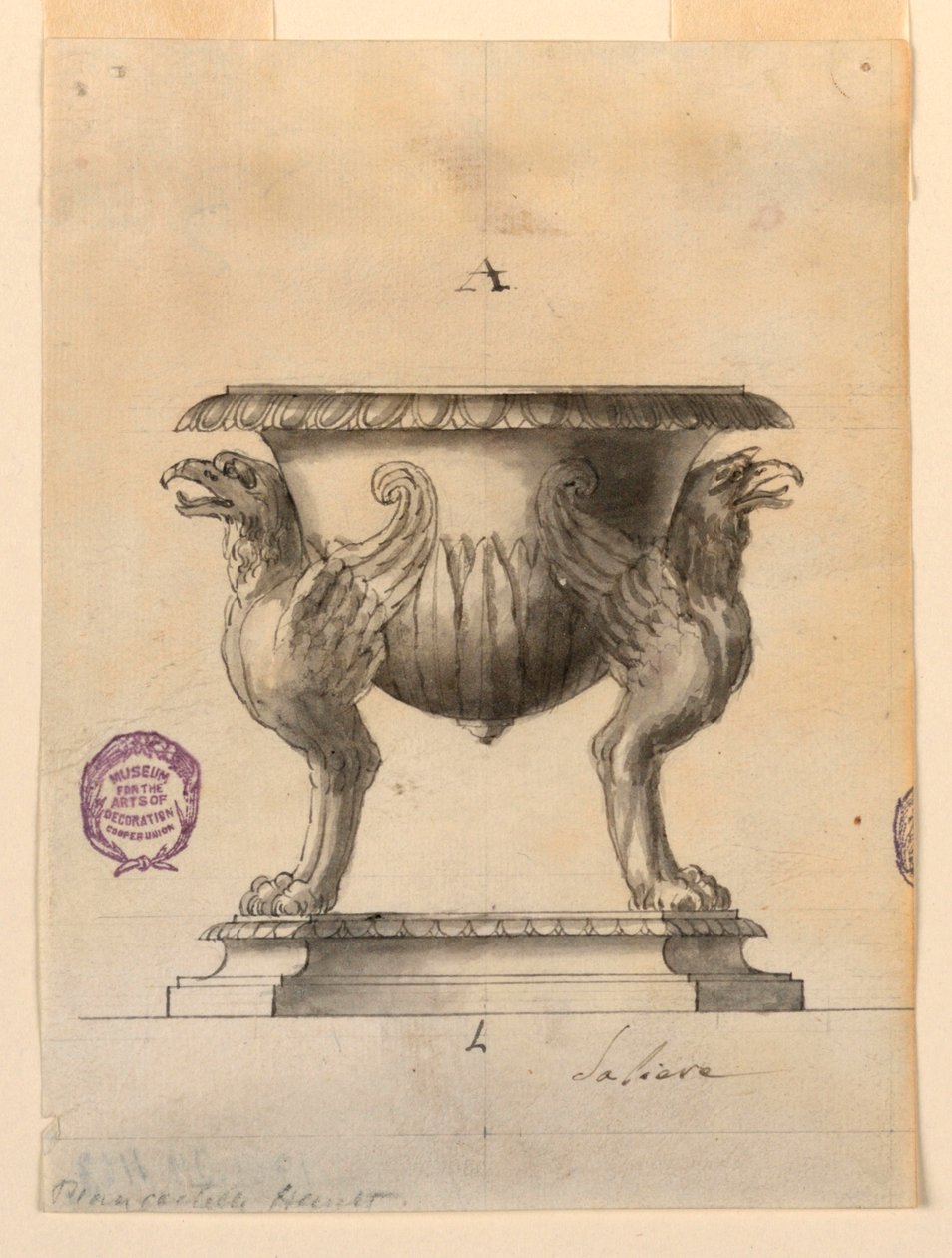 Diseño para un salero de Luigi Righetti