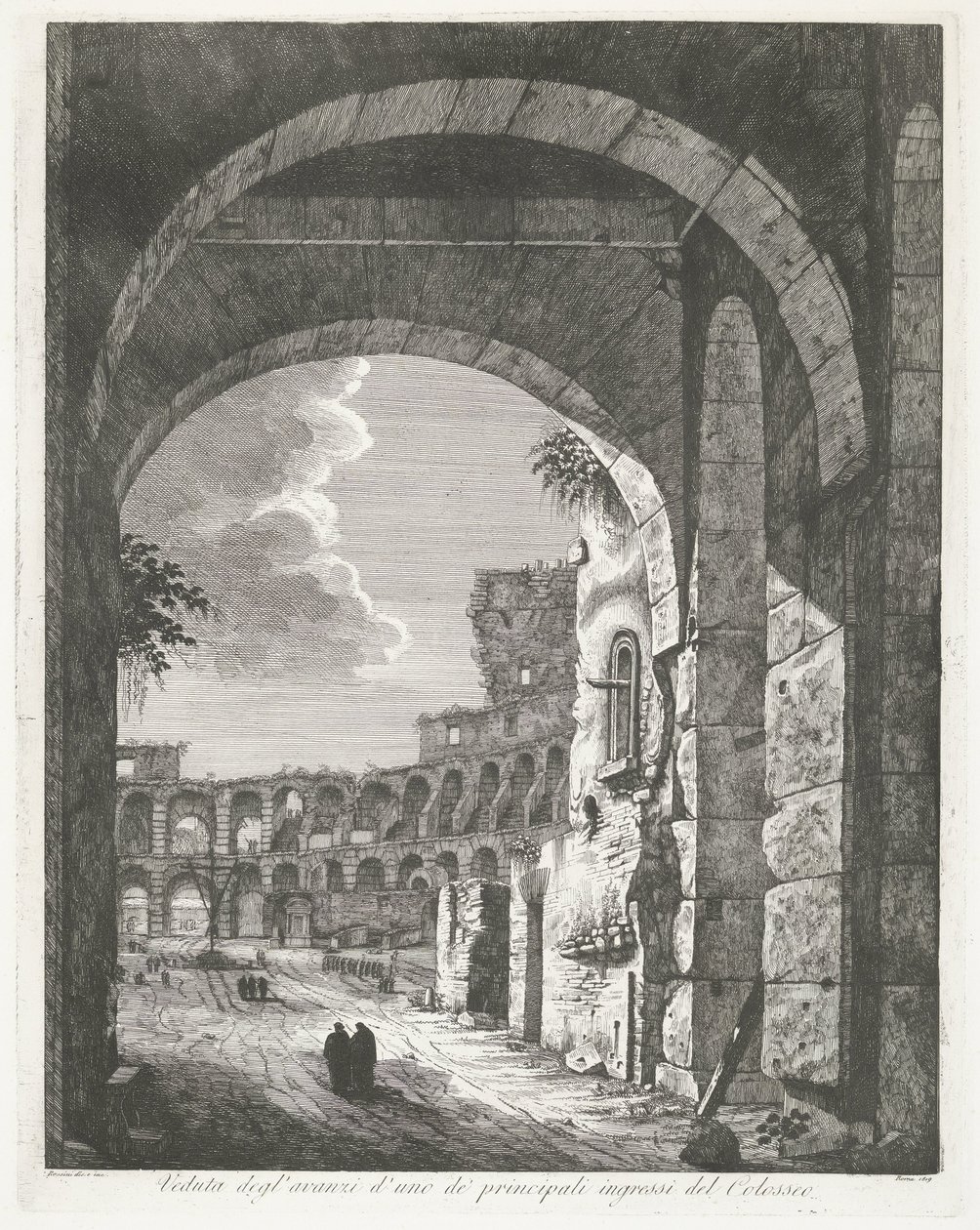 El Coliseo de Roma Vaduta degl 