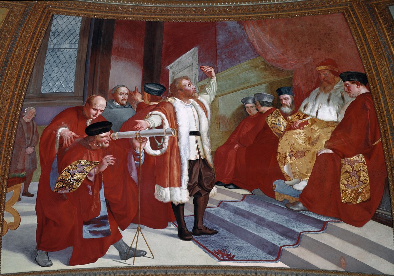 Galileo Galilei en presencia del Dogo de Luigi Sabatelli
