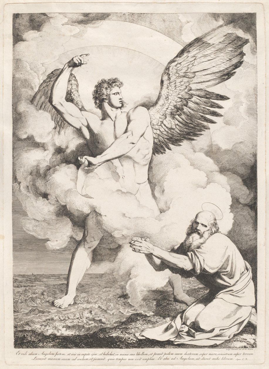 Y vi a otro ángel fuerte... (El Ángel del Apocalipsis Apareciendo a San Juan) de Luigi Sabatelli I
