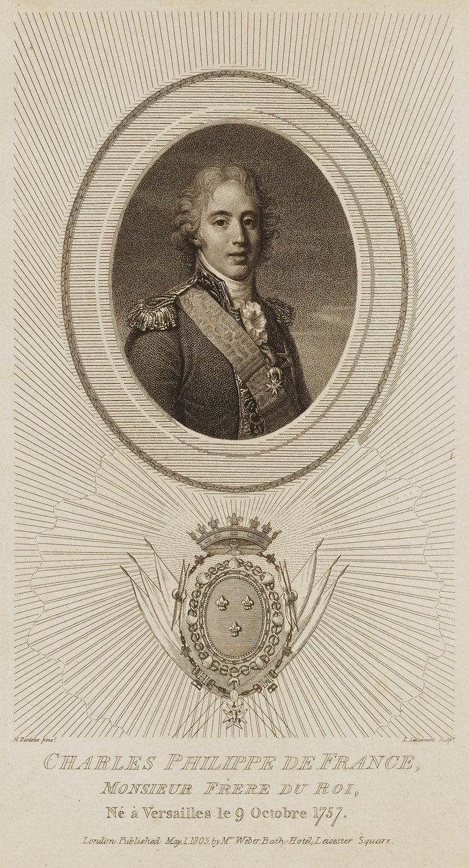 Charles Philippe de France de Luigi Schiavonetti