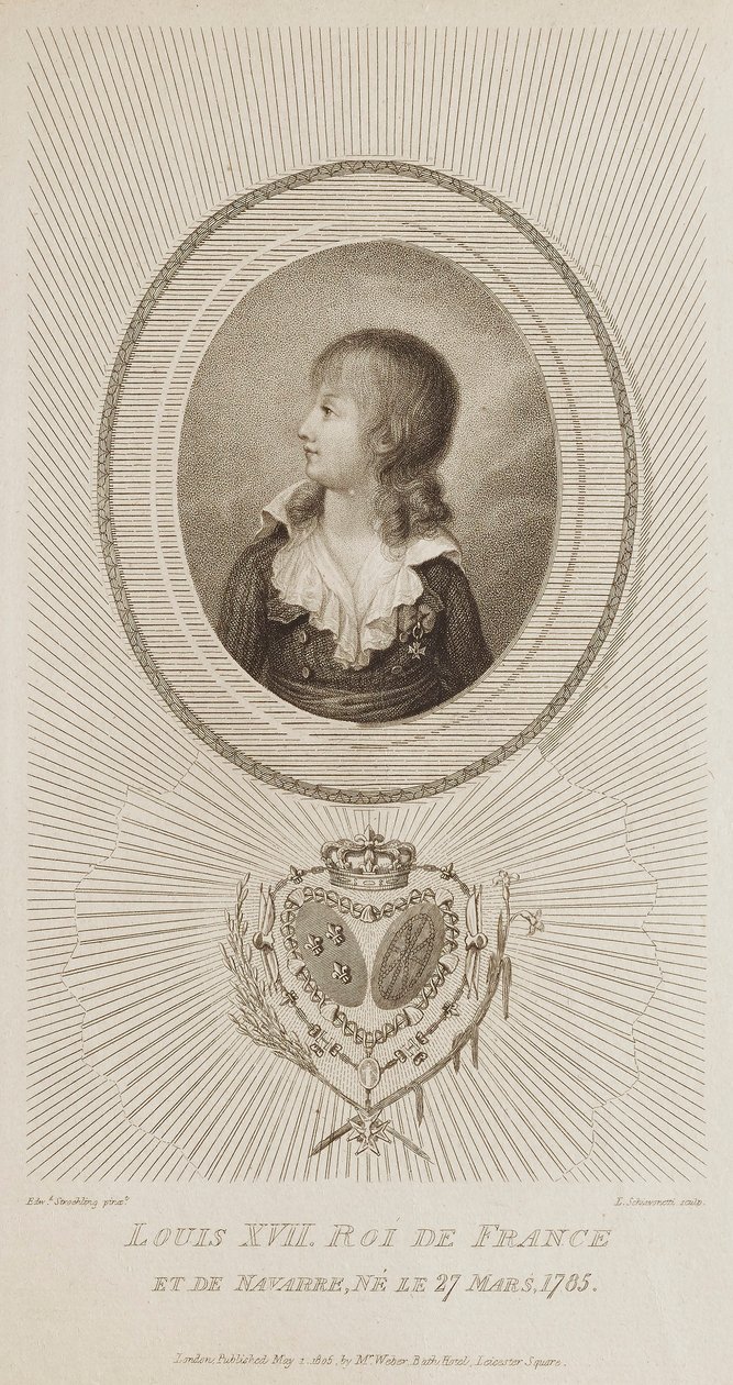Luis XVII, Rey de Francia de Luigi Schiavonetti