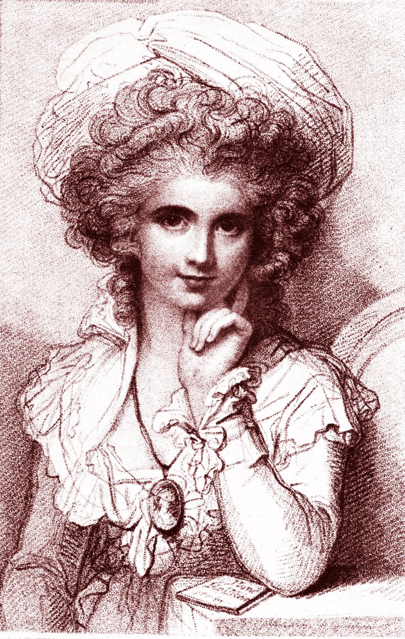 Marie COSWAY (1760-1838), pintora italiana inglesa. Grabado de Luigi Schiavonetti (1765-1810) por R. Cosway. 1930 de Luigi Schiavonetti
